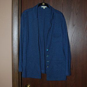 NWOT Ginger Snaps Blue Jacket - L/XL